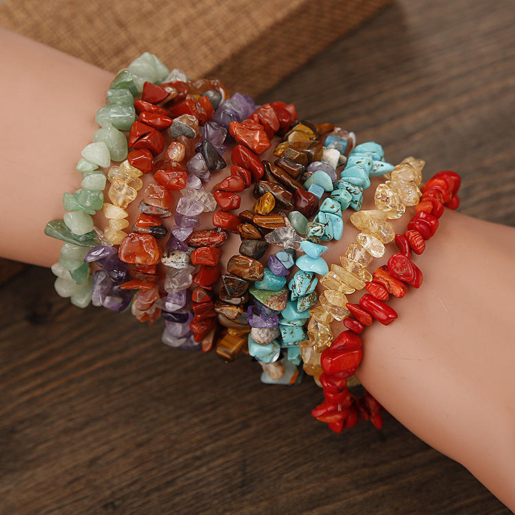PAK. 5 PULSERAS DE PIEDRAS